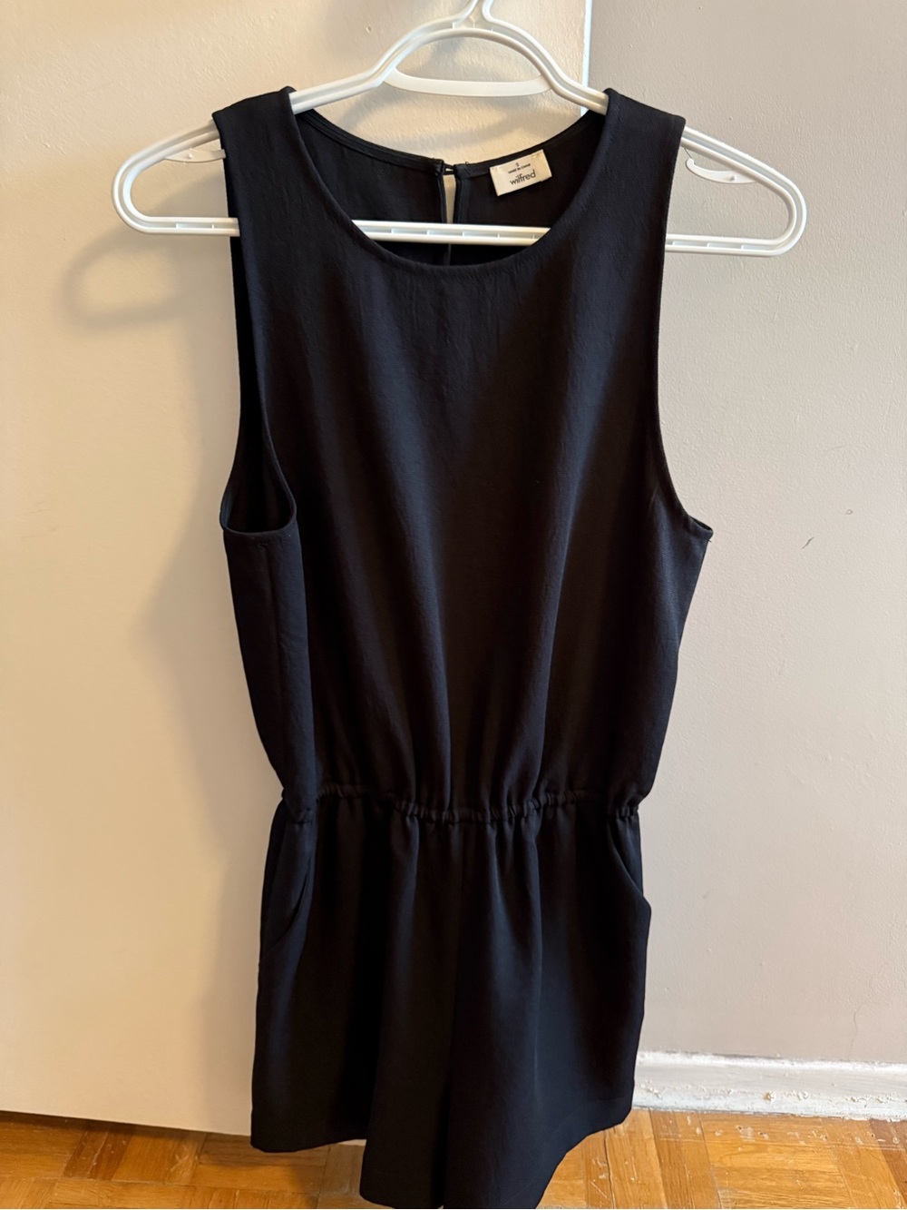Wilfred Black Sleeveless Romper